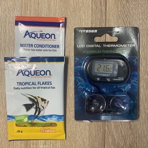 Thermometer and fish starter pack